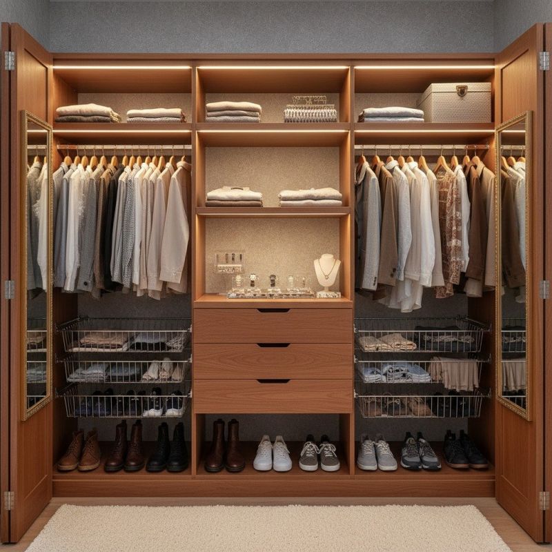 Walk In Closet Remodeling in Winston Salem, NC